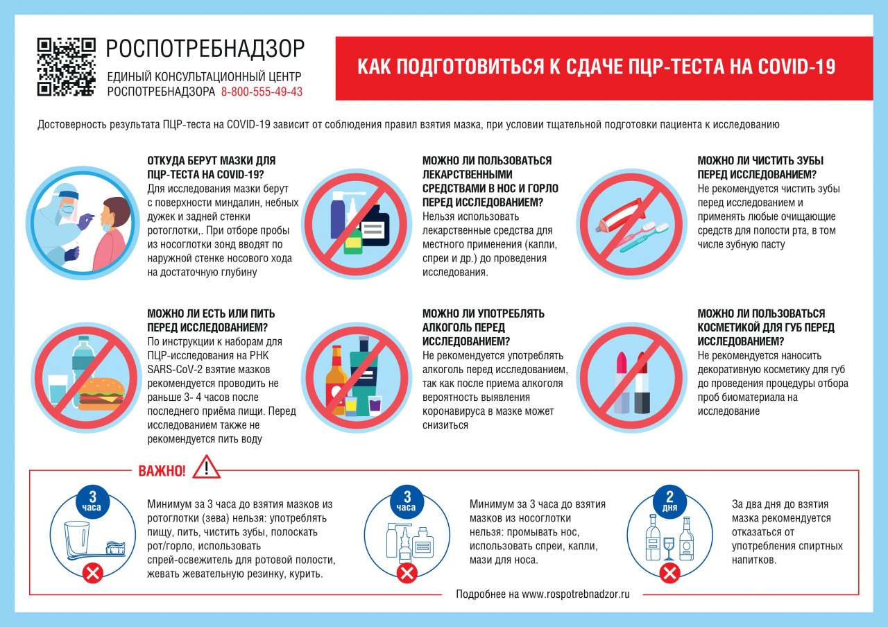 Как подготовиться к сдаче ПЦР-теста?