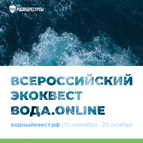 Росводресурсы проверят знания студентов на экологическом студенческом квесте «Вода.Online» 