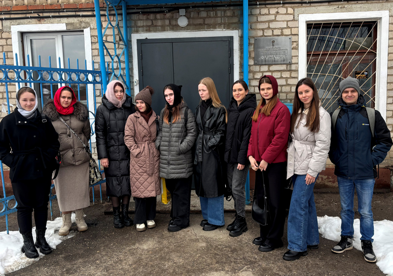 Практическое занятие  студентов-биологов на базе ОАО  «Ивановская фармацевтическая фабрика»