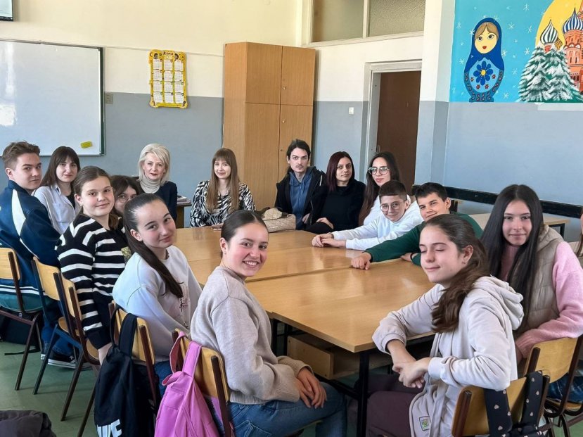 Students from Ivanovo State University attended a Russian language lesson in Pale (Republic of Srpska) 