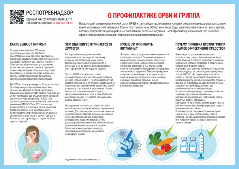 О профилактике ОРВИ и гриппа