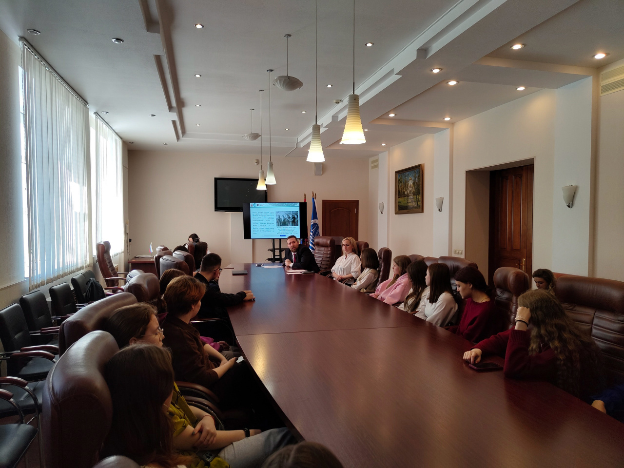 16 апреля ИвГУ принял участие в телемосте в рамках Всероссийского проекта «Победили тогда, победим и сейчас»